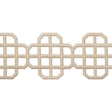 Thibaut Fret Applique Linen Trim