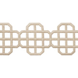 Thibaut Fret Applique Linen Trim