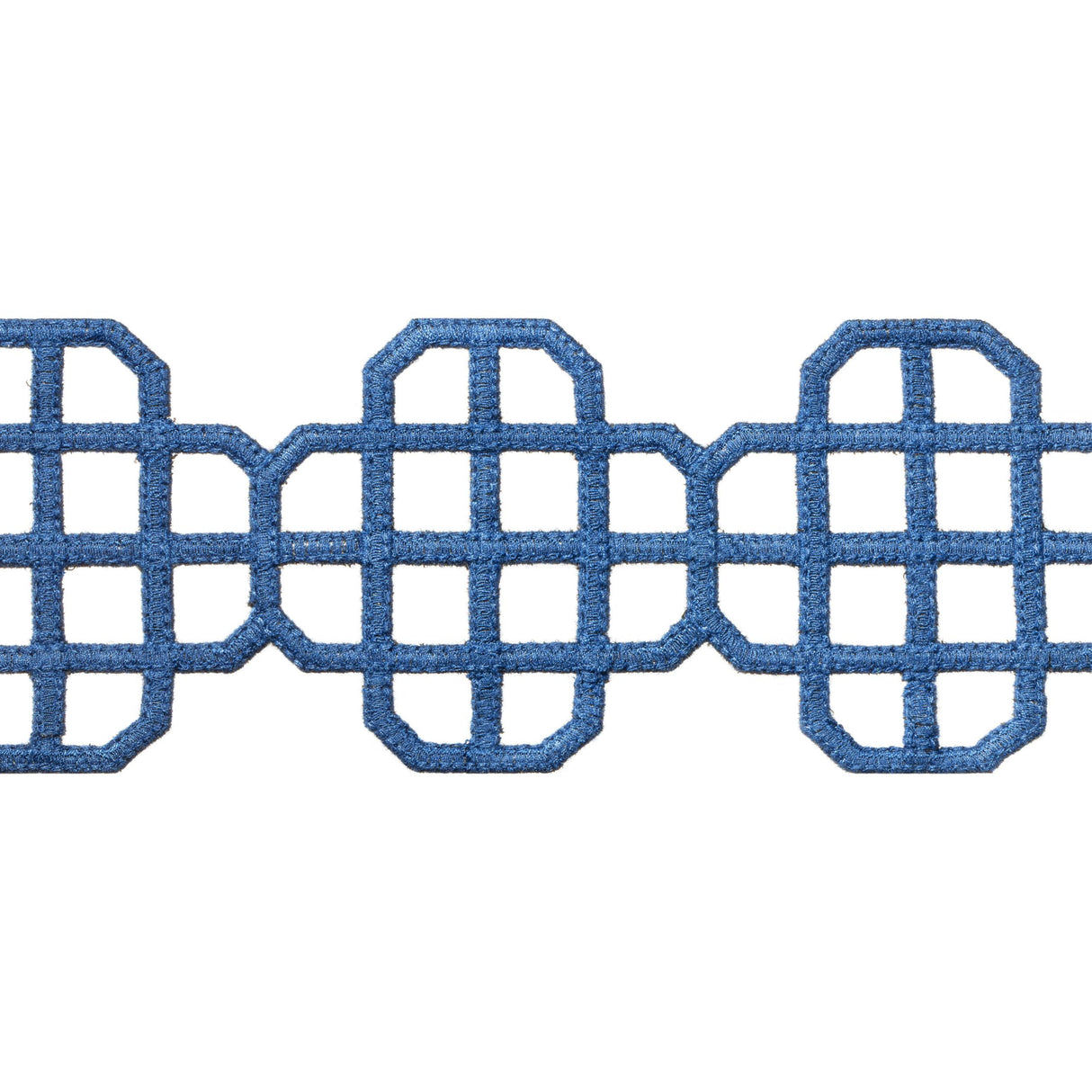 Thibaut Fret Applique Bermuda Trim