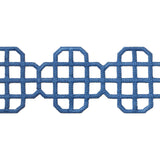 Thibaut Fret Applique Bermuda Trim