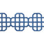 Thibaut Fret Applique Bermuda Trim