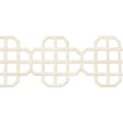Thibaut Fret Applique Ivory Trim