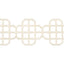 Thibaut Fret Applique Ivory Trim