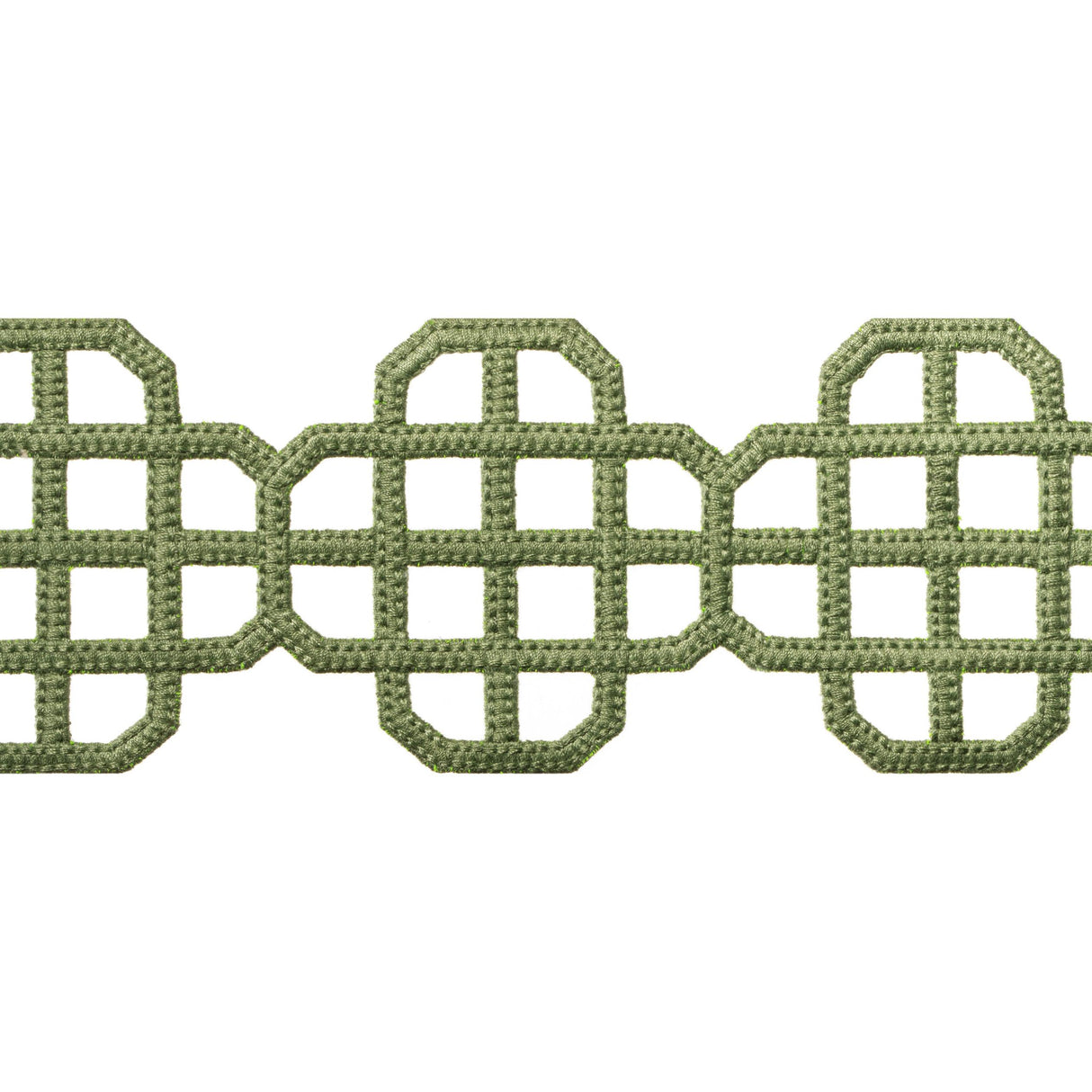 Thibaut Fret Applique Juniper Trim