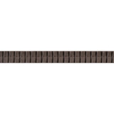 Thibaut Pleated Tape Chocolate Trim