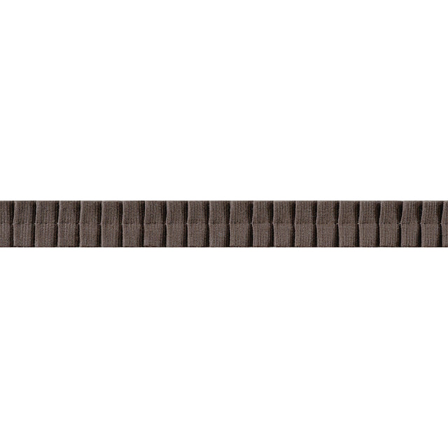 Thibaut Pleated Tape Chocolate Trim