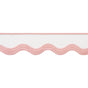 Thibaut Wave Tape Blush On White Trim
