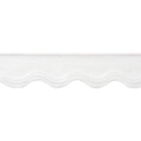 Thibaut Wave Tape White On White Trim