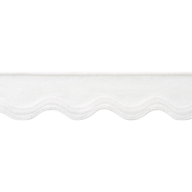Thibaut Wave Tape White On White Trim