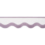 Thibaut Wave Tape Lilac On White Trim