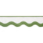 Thibaut Wave Tape Leaf On White Trim