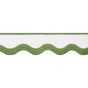 Thibaut Wave Tape Leaf On White Trim