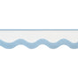 Thibaut Wave Tape Powder On White Trim