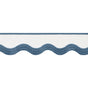 Thibaut Wave Tape Bermuda On White Trim