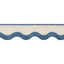 Thibaut Wave Tape Cadet On Linen Trim