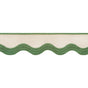 Thibaut Wave Tape Kelly On Linen Trim