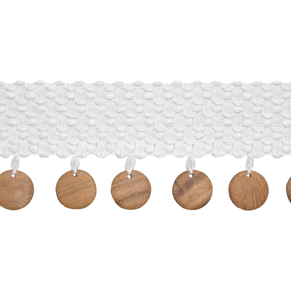 Thibaut Bali Bead Snow White Trim