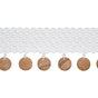Thibaut Bali Bead Snow White Trim