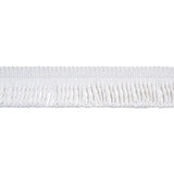 Thibaut Hula Fringe Snow White Trim