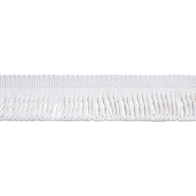 Thibaut Hula Fringe Snow White Trim