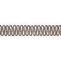 Thibaut Sashay Applique Chocolate Trim