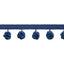 Thibaut Florian Fringe Navy Trim