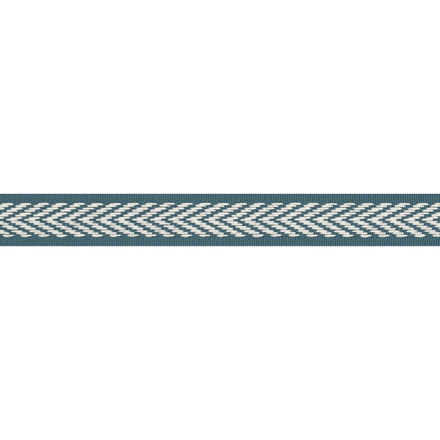 Thibaut Westport Tape Teal Trim