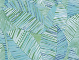 York Wallcoverings Crown Canopy Blue Palm Peel + Stick Wallpaper
