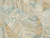 York Wallcoverings Crown Canopy Teal Palm Peel + Stick Wallpaper