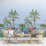 York Wallcoverings Tropical Lagoon Lush Premium Peel + Stick Wall Mural