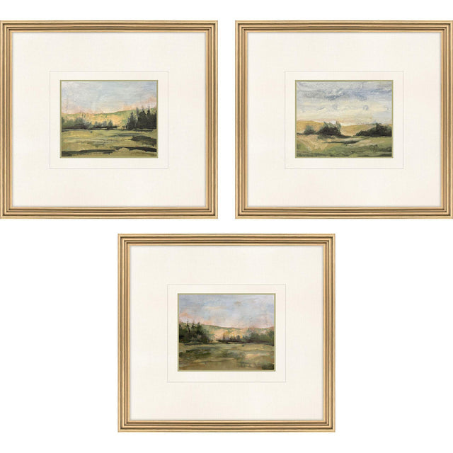 Paragon Verde Vista I S/3 Green 20 X 22 X 2 Wall Art