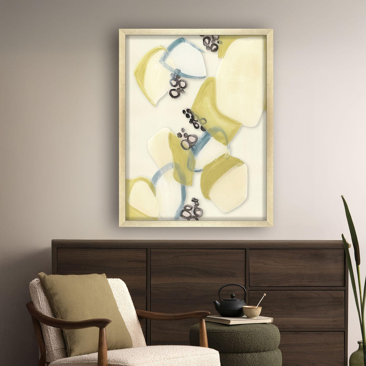 Paragon Bedrock Garden II Yellow 43 X 33 X 2 Wall Art