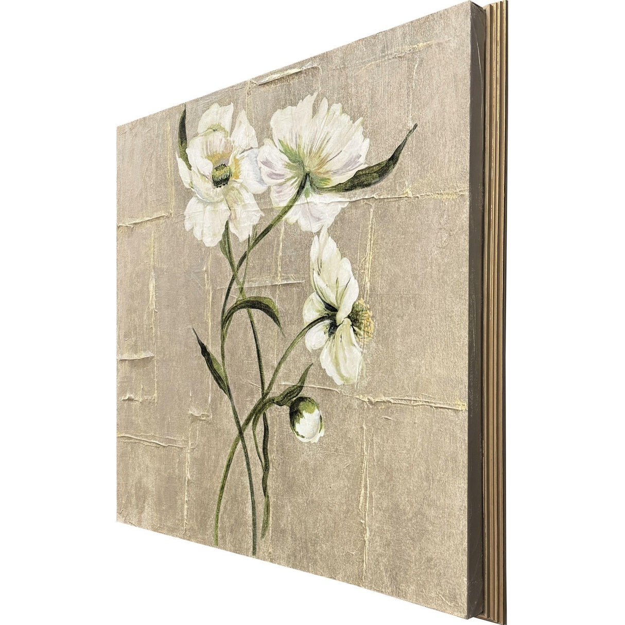 Paragon A New Bloom I White 25 X 25 X 2 Wall Art