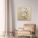 Paragon A New Bloom II White 25 X 25 X 2 Wall Art