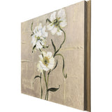 Paragon A New Bloom II White 25 X 25 X 2 Wall Art