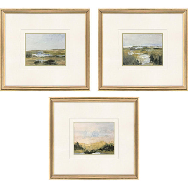 Paragon Verde Vista II S/3 Green 20 X 22 X 2 Wall Art