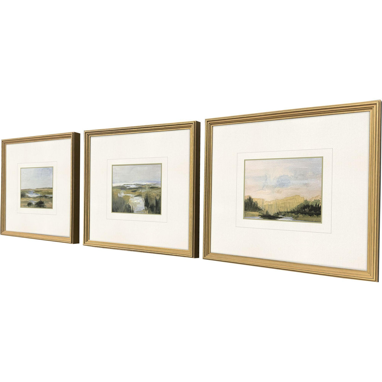 Paragon Verde Vista II S/3 Green 20 X 22 X 2 Wall Art