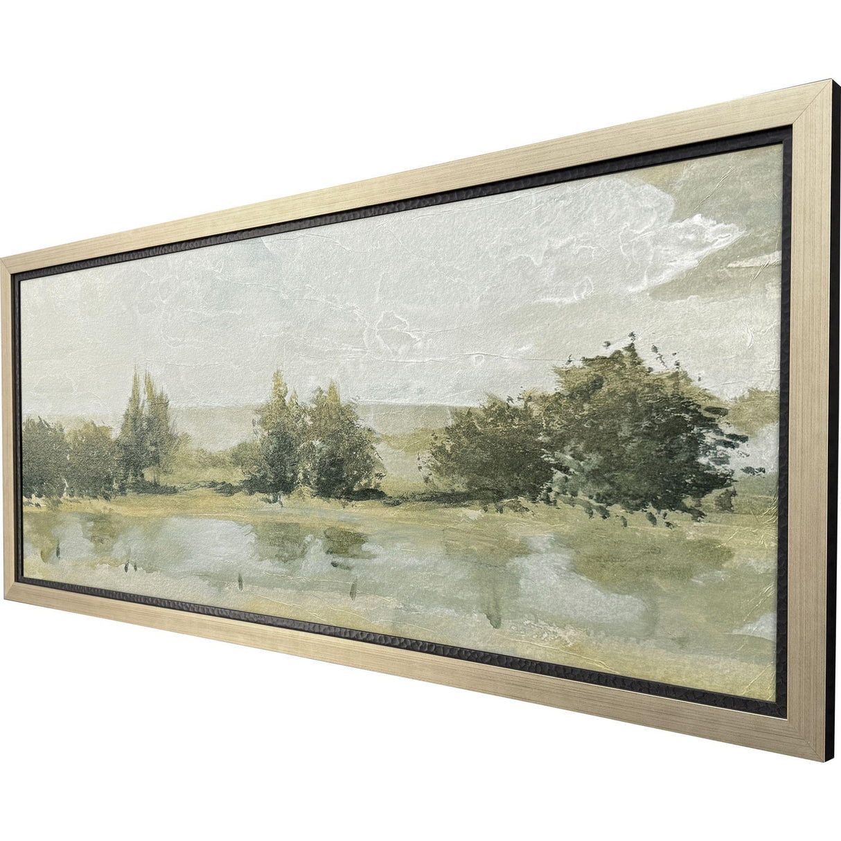 Paragon Peaceful Afternoon Green 27 X 62 X 2 Wall Art