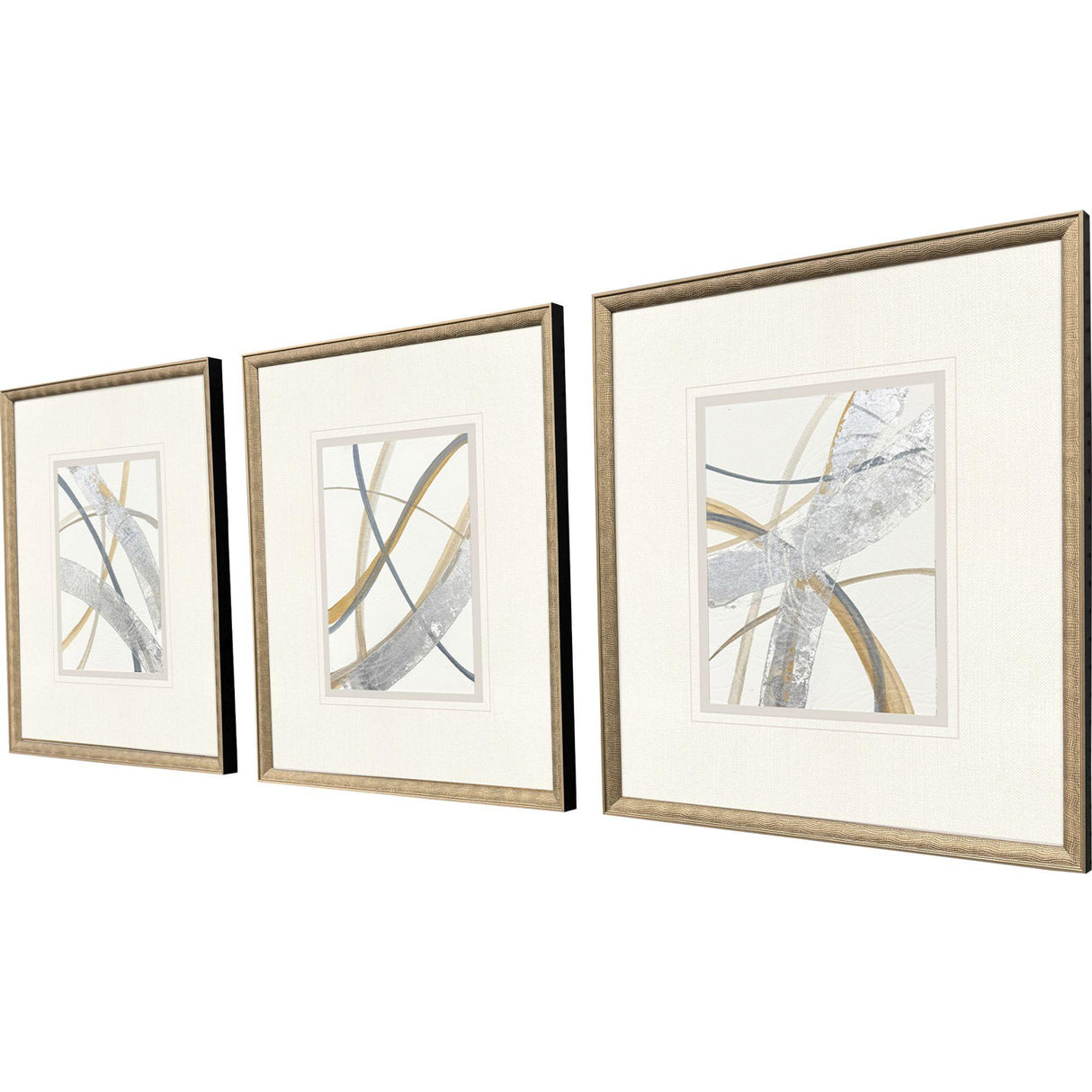 Paragon Crossing Paths I S/3 Blue 23 X 20 X 2 Wall Art