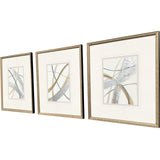 Paragon Crossing Paths I S/3 Blue 23 X 20 X 2 Wall Art