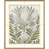 Paragon Budding Botanical Green 50 X 42 X 2 Wall Art