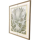 Paragon Budding Botanical Green 50 X 42 X 2 Wall Art