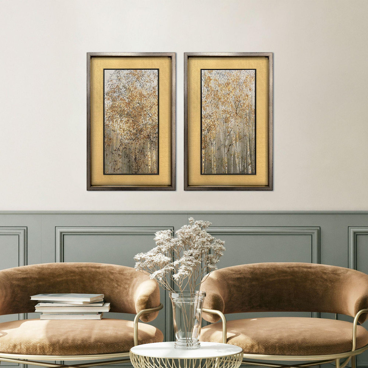 Paragon Birch Impression S/2 Brown 31 X 19 X 2 Wall Art