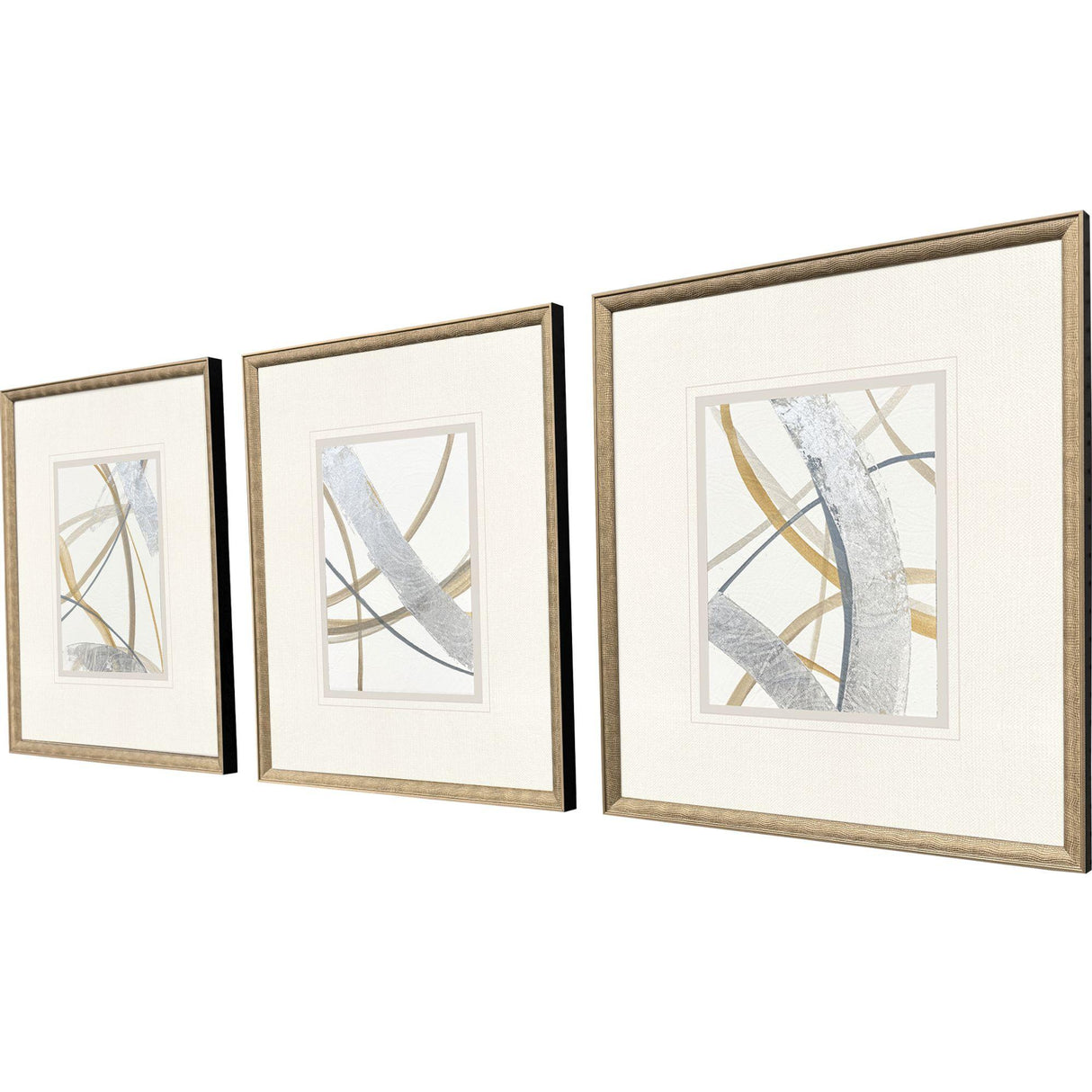 Paragon Crossing Paths II S/3 Blue 23 X 20 X 2 Wall Art
