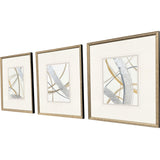 Paragon Crossing Paths II S/3 Blue 23 X 20 X 2 Wall Art