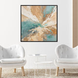 Paragon Tranquil Blend Turquoise 50 X 50 X 2 Wall Art
