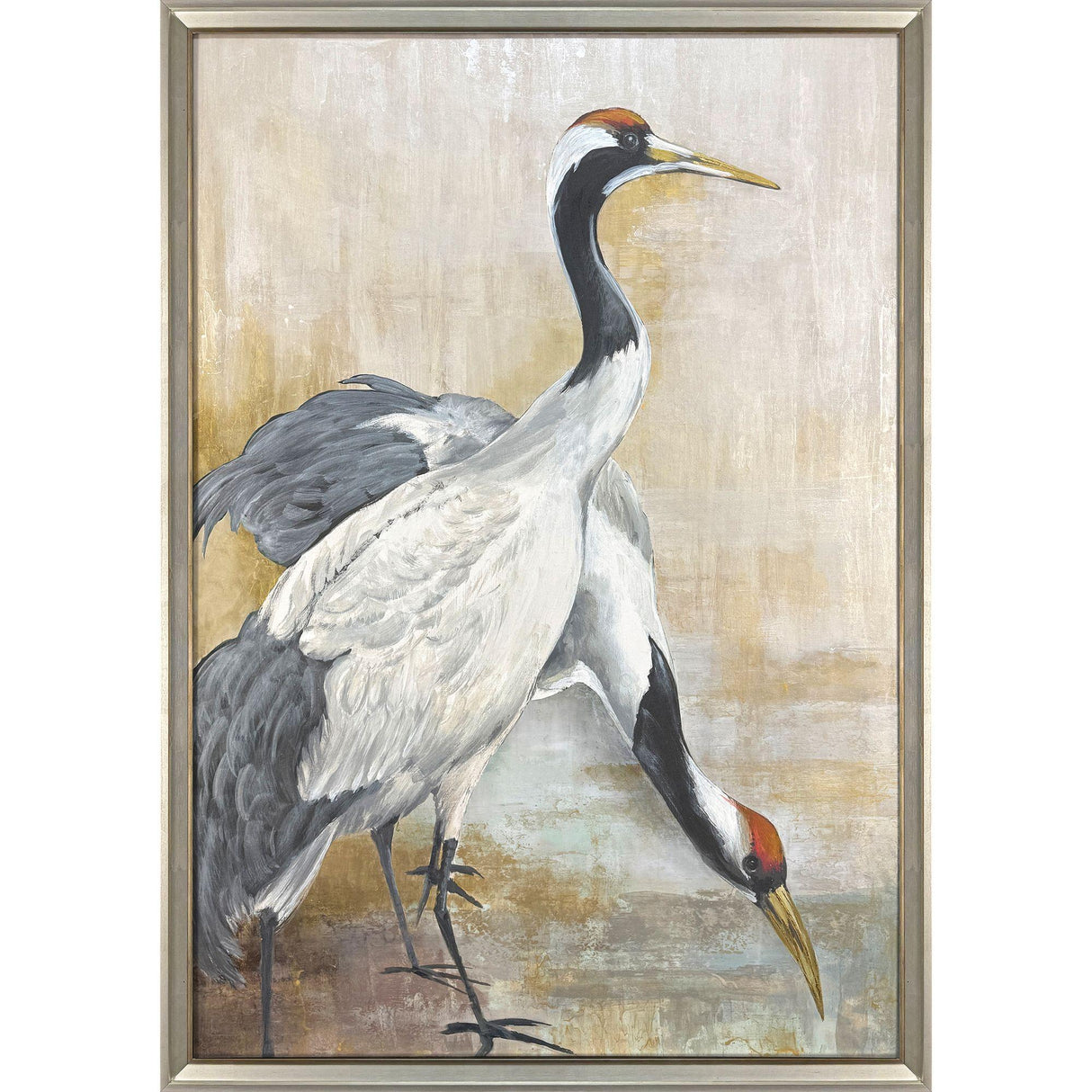 Paragon Delicate Cranes Beige 61 X 41 X 3 Wall Art