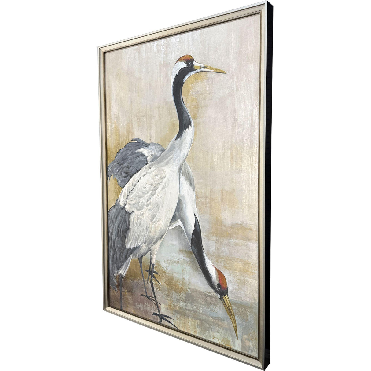 Paragon Delicate Cranes Beige 61 X 41 X 3 Wall Art