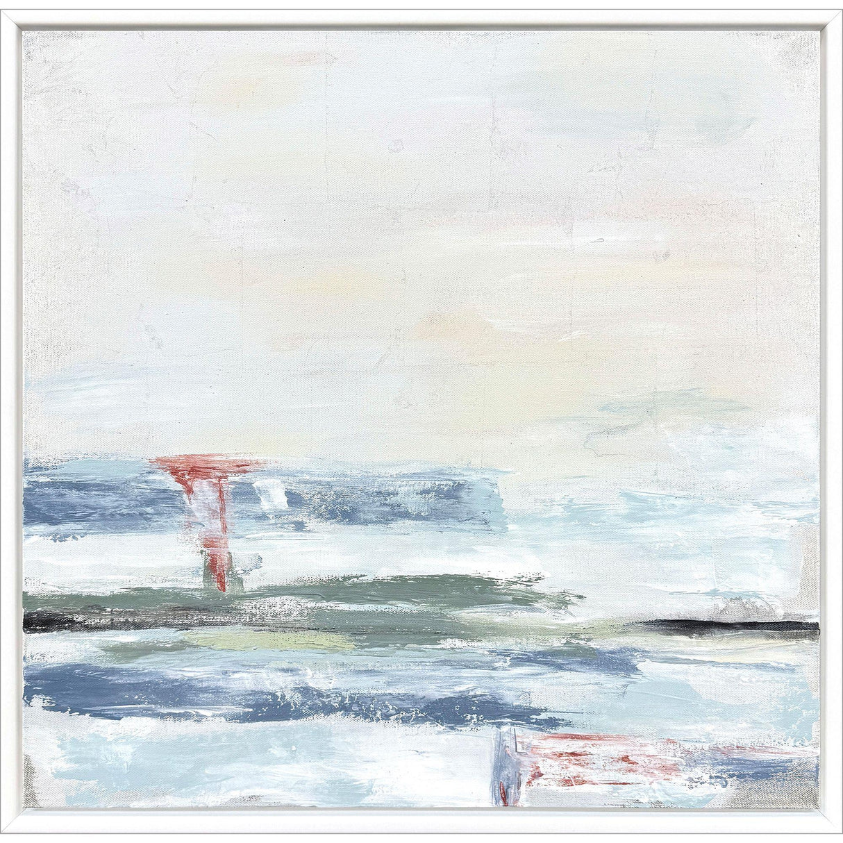 Paragon Calm Waters II Blue 26 X 26 X 2 Wall Art
