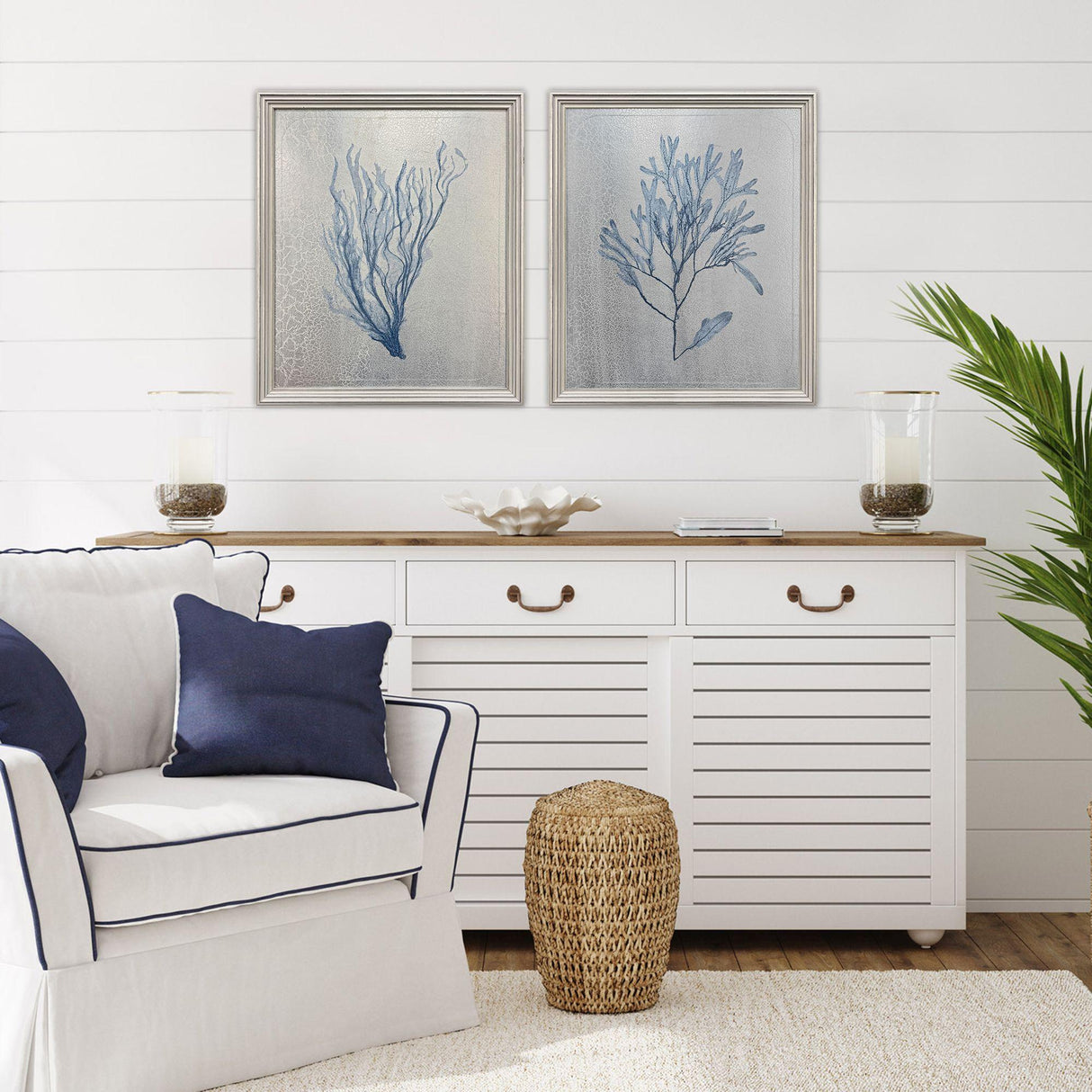 Paragon Oceanic Curiosity II S/2 Blue 20 X 17 X 2 Wall Art